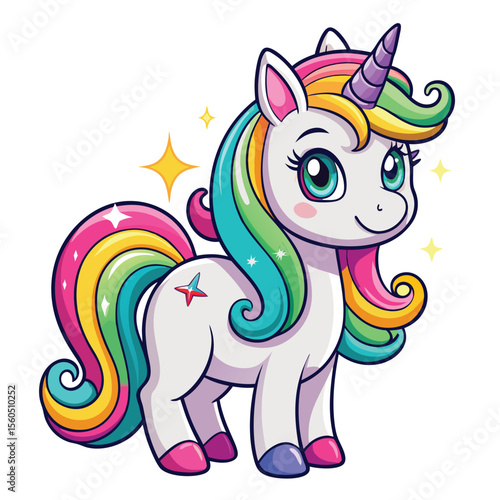 Minimalist Rainbow Illustration for Kids