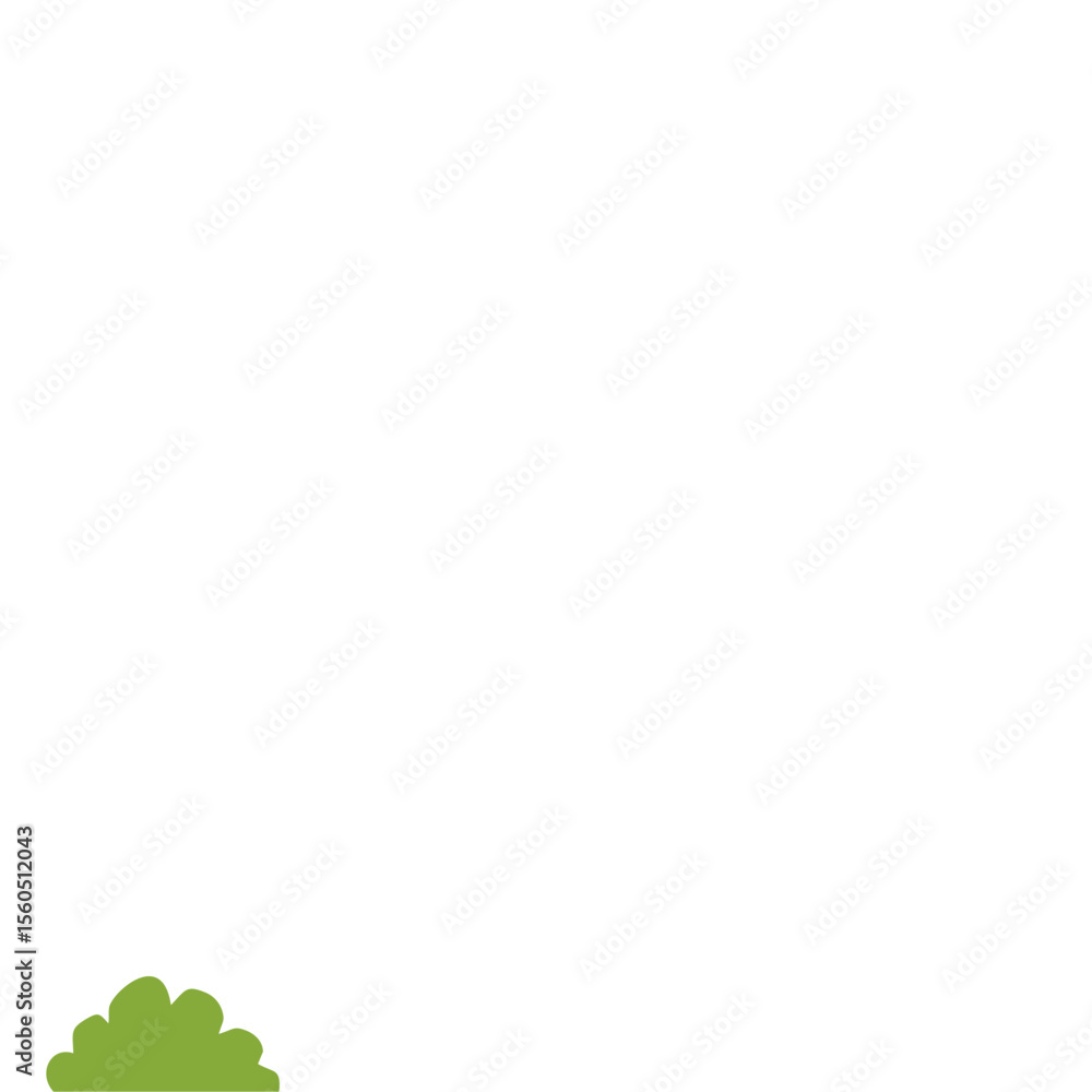Green Bush Illustration Green Bush Illustration