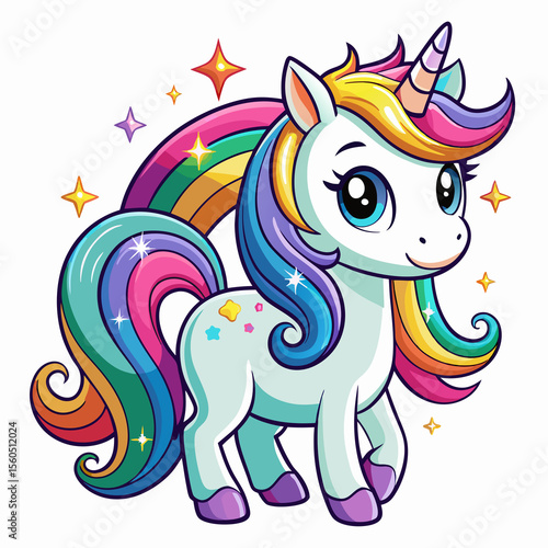 Minimalist Rainbow Illustration for Kids