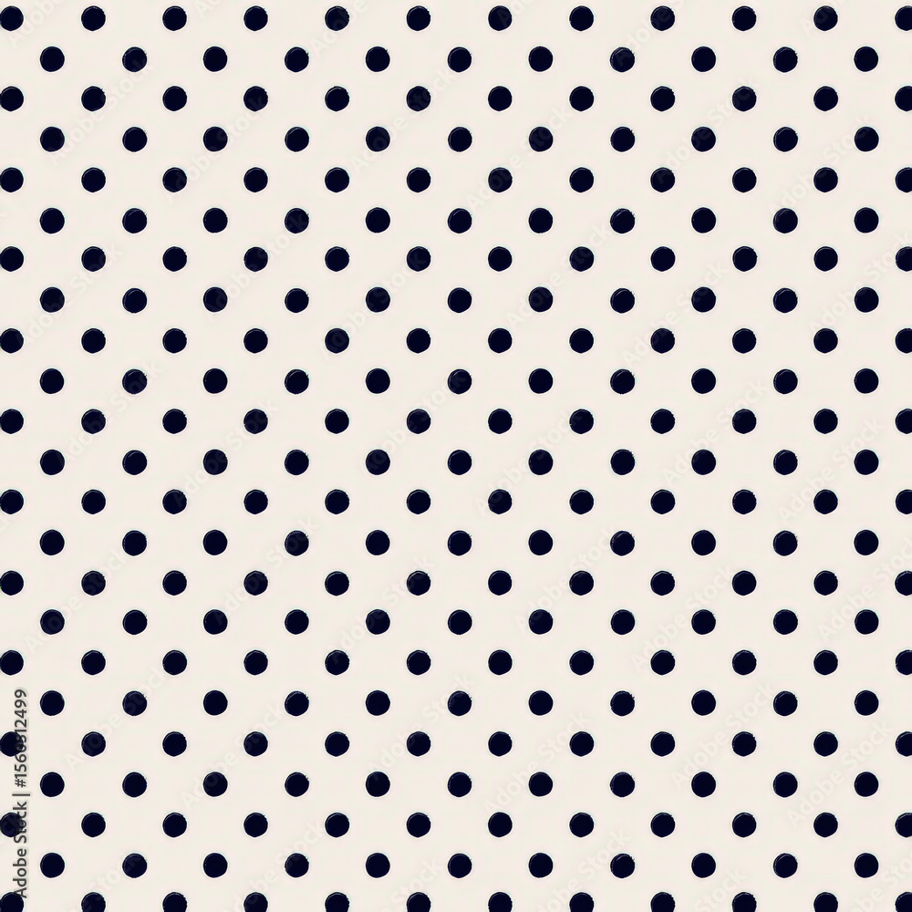 Classic Navy Blue Polka Dot Pattern on a Light Background Classic Navy Blue Polka Dot Pattern on a Light Background