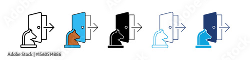 Exit Strategy multiple icon