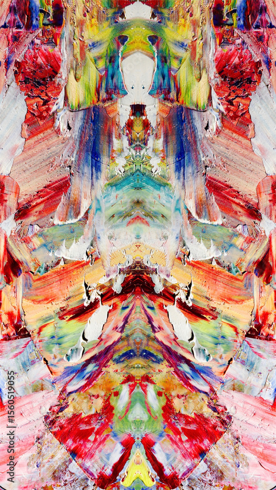 Fototapeta premium Abstract art background . Hand painting artwork on canvas .