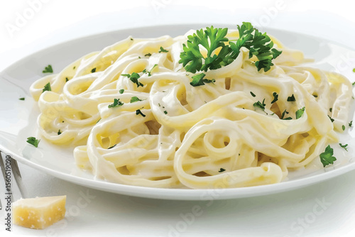 Pasta isolated on white