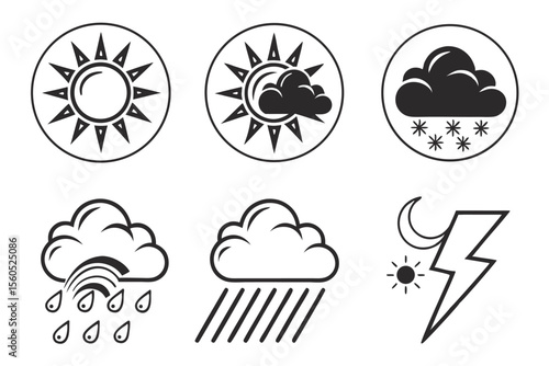 set of easter icons