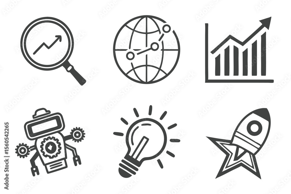 vector illustration of a magnifying glass vector illustration of a magnifying glass