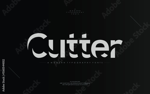 Sport modern urban alphabet fonts. typography, abstract technology, fashion, digital, future creative logo design fonts for logo brand