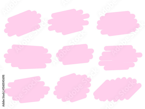 シンプルでおしゃれな手書き風のフレーム