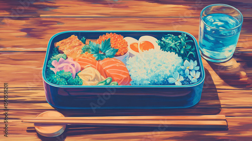 Colorful Anime Bento