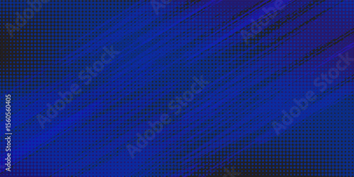 blue color pattern gradient grunge texture background. Dots pop art comics sport style vector illustration Abstract background dark blue with modern corporate concept