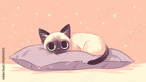 Pastel Gaze Kitten