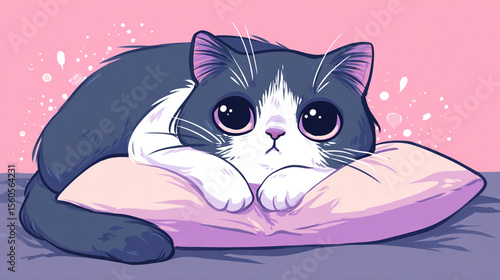 Pastel Gaze Kitten