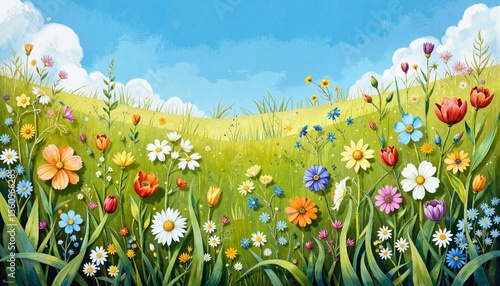 Purple flowers blooming in natural setting during springtime  