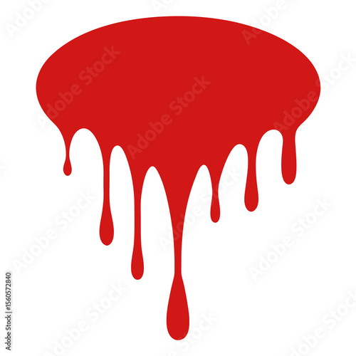 Blood Drip vector for festive designs, posters, cards, and seasonal graphics.