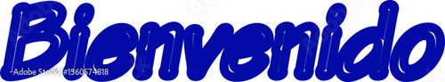 Bienvenido, fondo transparente, palabra png