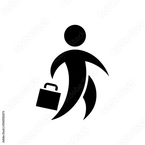 business man and business logo
