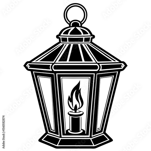 lamp with a lamp