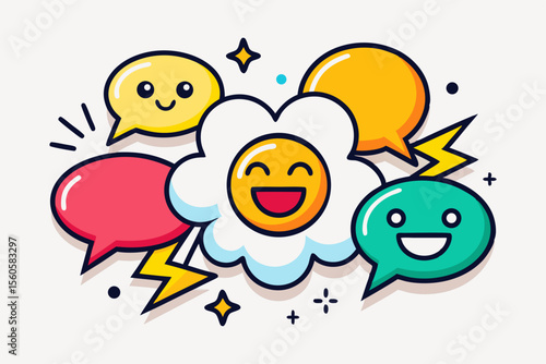 pop art speech bubble collection