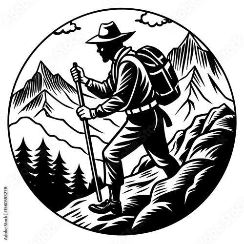 man with shovel