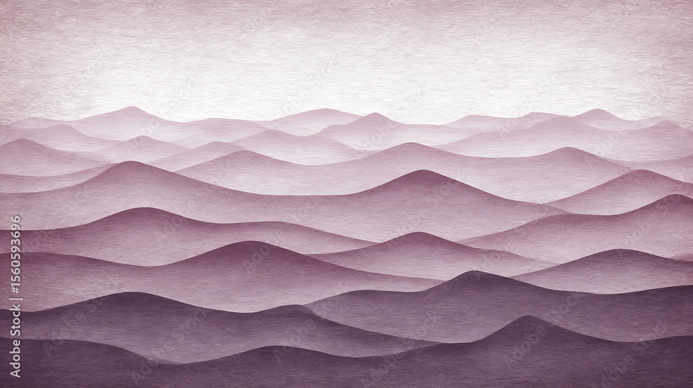 Obraz premium Misty mountain range (4)