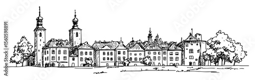 classic european palace architecture