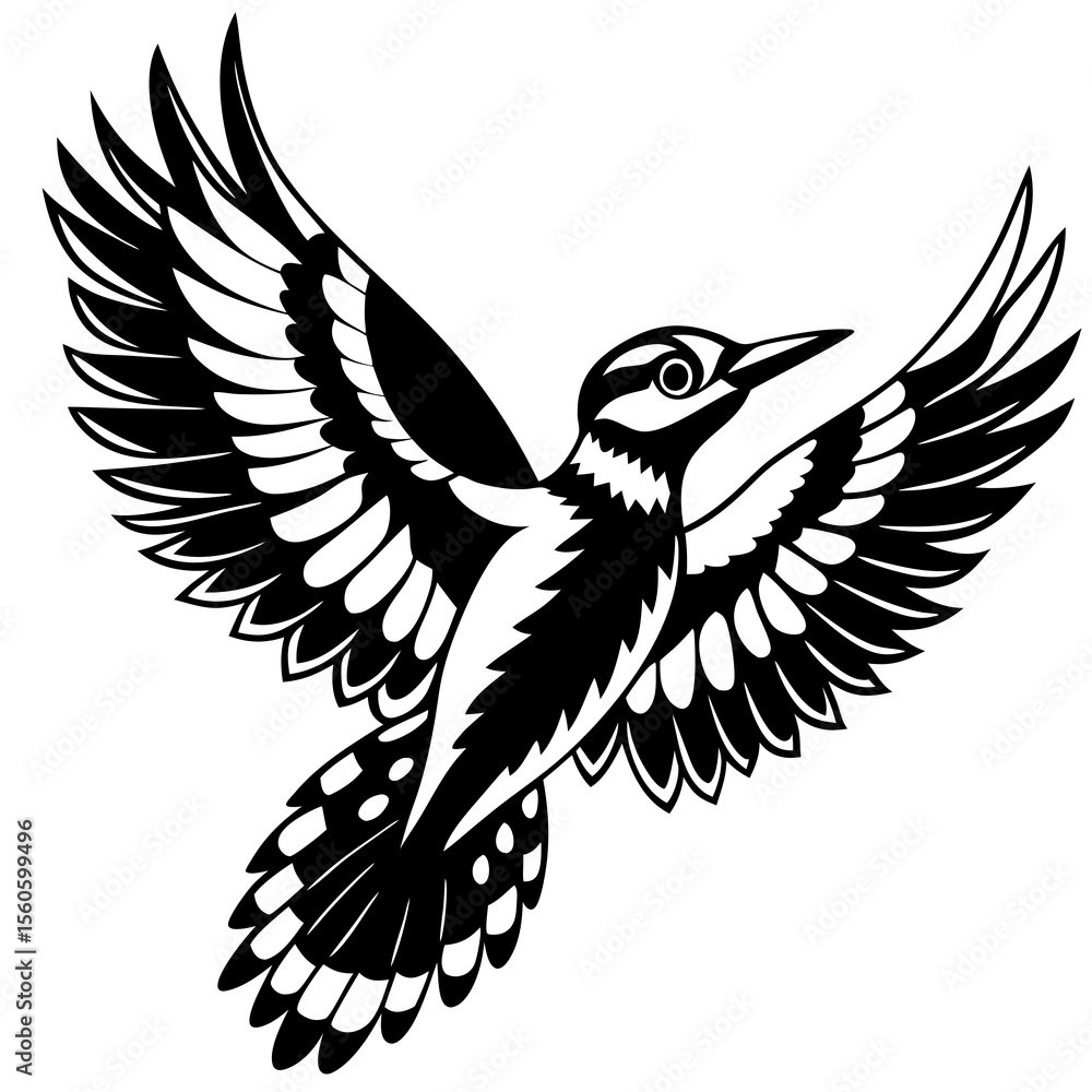 Obraz premium eagle tattoo vector