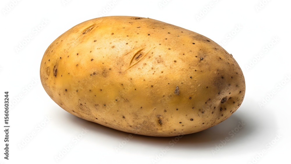 potatoes isolated on white background potatoes isolated on white background