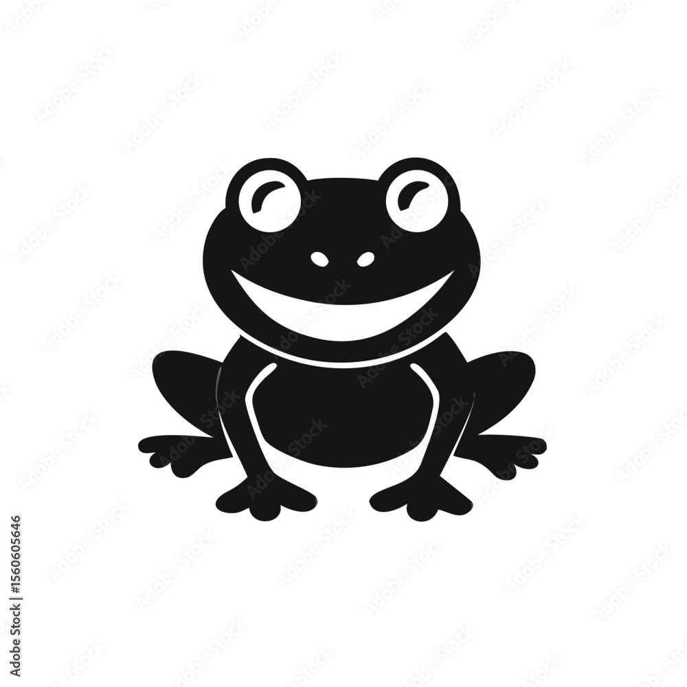 frog cartoon isolated on white frog cartoon isolated on white