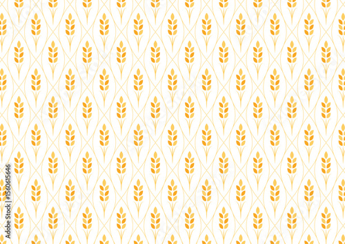 Wheat pattern wallpaper. oat symbol. free space for text. rice sign. Rice pattern wallpaper.