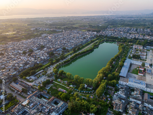 Wallpaper Mural Overlooking the RV camping area in Dali old town Torontodigital.ca