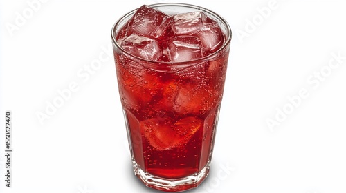 Wallpaper Mural Iced red soda in a glass Torontodigital.ca
