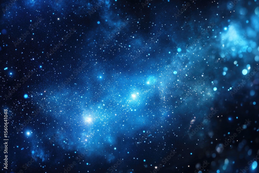 Obraz premium Deep space nebula with countless stars
