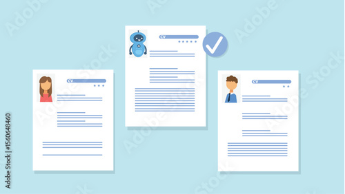 AI Robot taking over vacancies, the robot is superior to humans. Resume ai