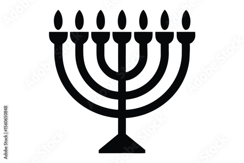 Menorah silhouette eps.eps