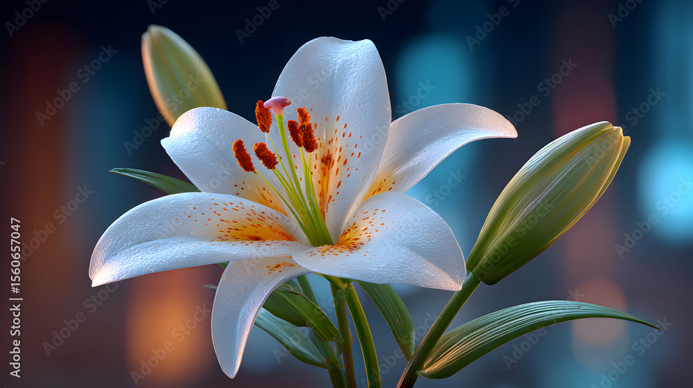 Fototapeta premium Colorful flower graphic poster PPT background, abstract flower computer wallpaper background