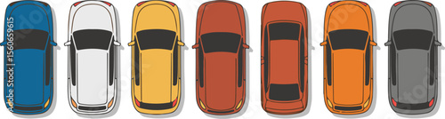 Top View Car Collection