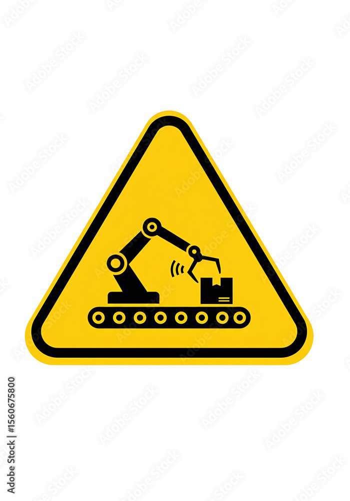 Yellow triangular road sign: a safety warning symbol for traffic hazards Yellow triangular road sign: a safety warning symbol for traffic hazards