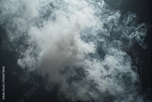Smoke on white background, White smoke on white background