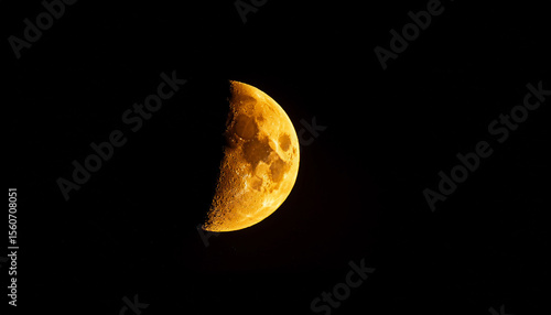 four moons crescent yellow moon