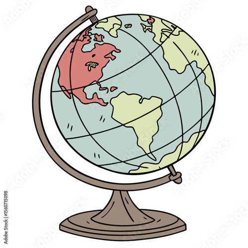 Globe on Stand
