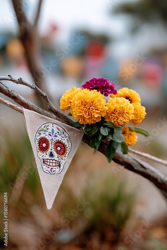 Feast of Dia de los Muertos, attributes and traditions. 