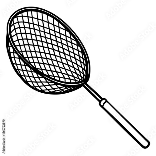 tennis racket and ball