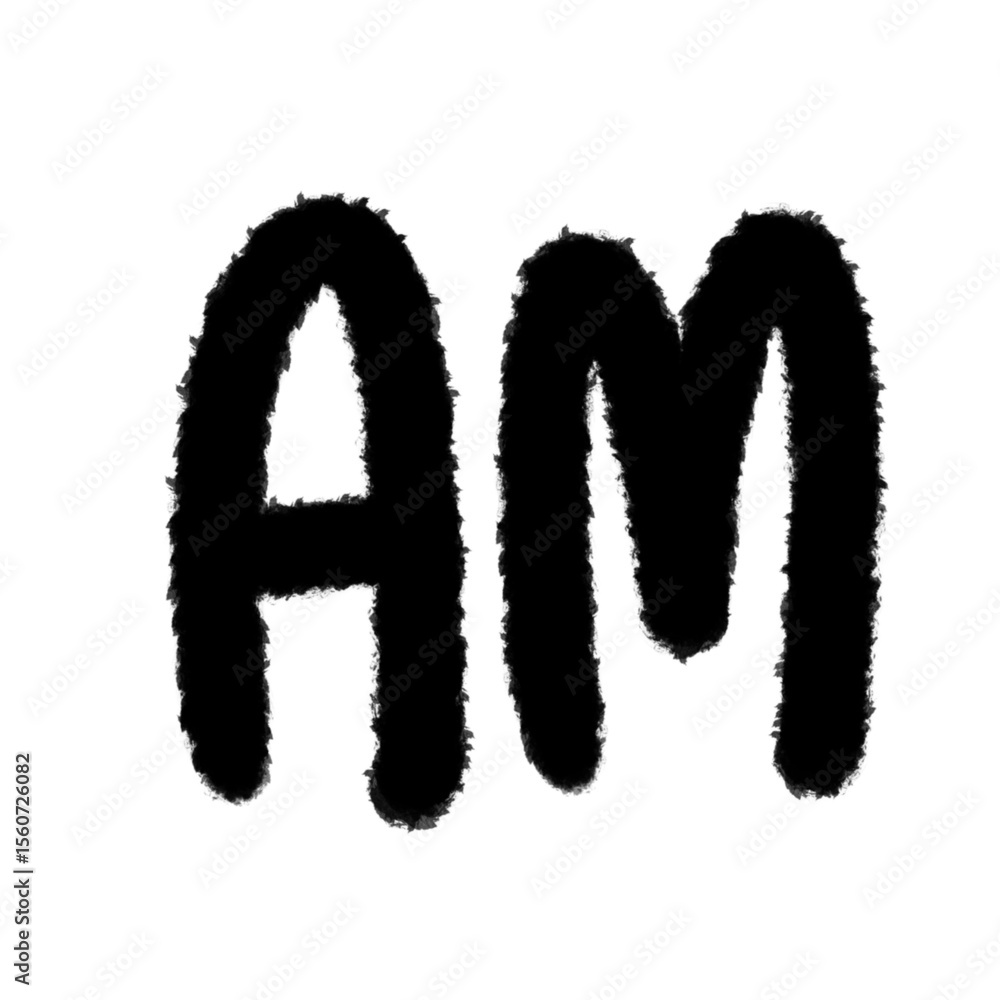 AM PM open clock time png pen line brush cartoon hand-written menu food design cute and decoration element AM PM open clock time png pen line brush cartoon hand-written menu food design cute and decoration element