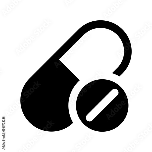 カプセルと錠剤のアイコン