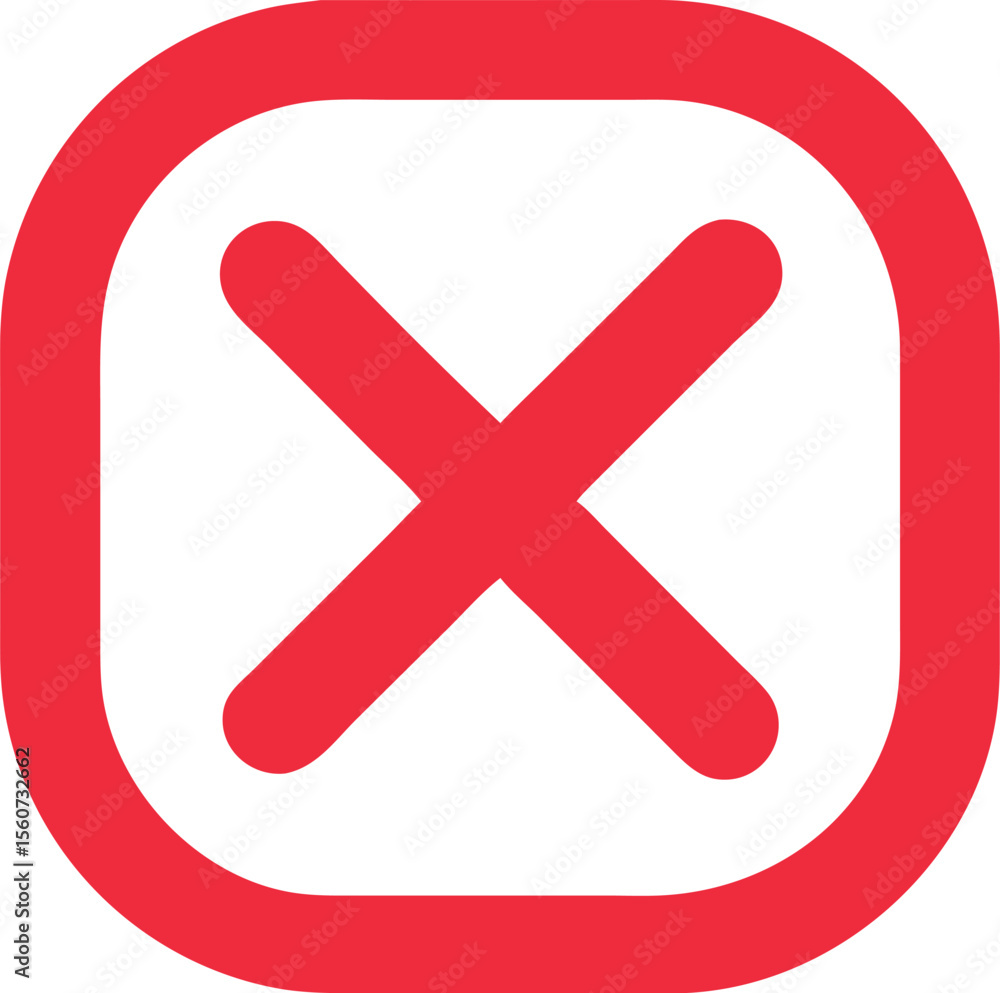 Obraz premium Red Cross mark icon
