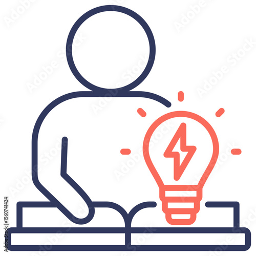 Active Learning Dual Tone Icon