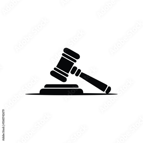 Gavel and sound icon