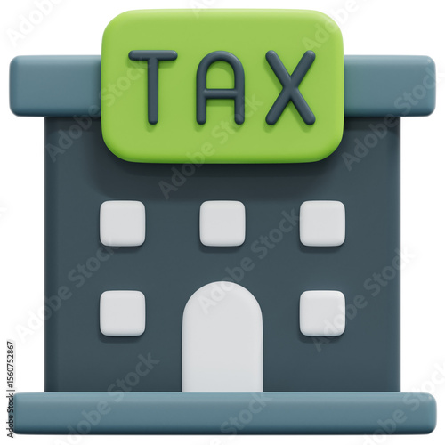 Behang 3D Tax Collector Icon