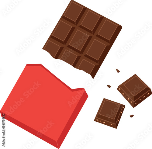 Dark Chocolate Bar & Pieces - Sweet Dessert Treat