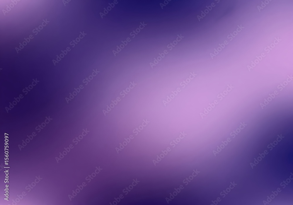 Fototapeta premium Deep Purple Lavender Gradient. Smooth color transition from dark violet to soft lilac creates a tranquil, dreamy background. Represents peace and cosmic wonder.