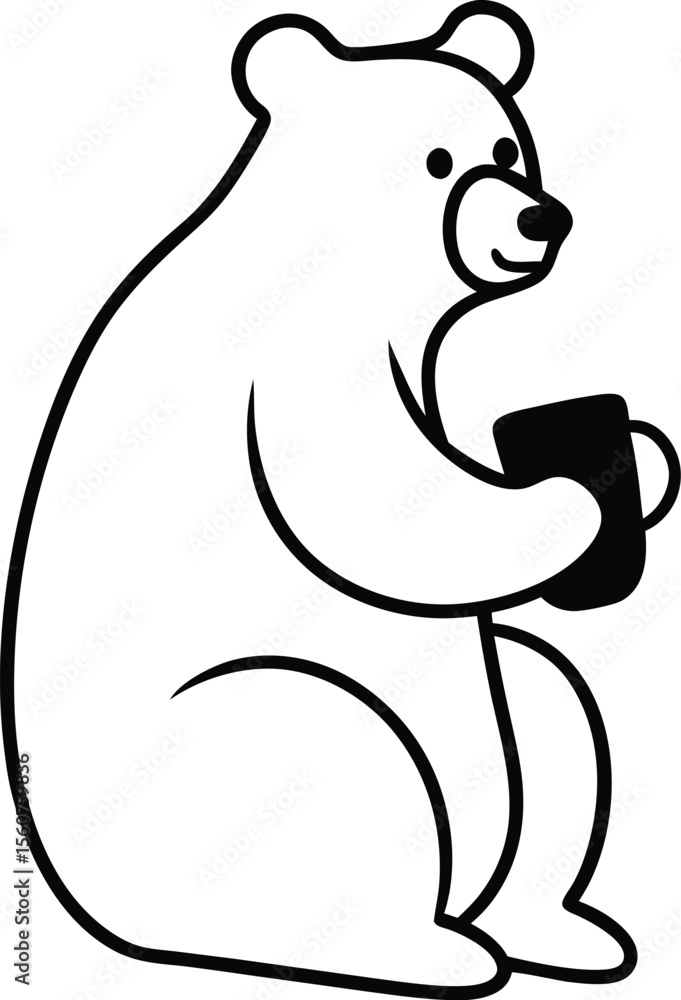 polar bear vector illustration polar bear vector illustration